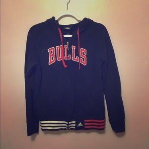 Bulls adidas zip up jacket